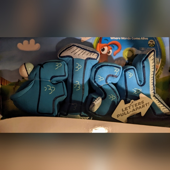 NIB -PBS Kids Word World Pull-Apart WordFriend Magnetic FISH + DVD BRAND NEW! - Picture 2 of 7